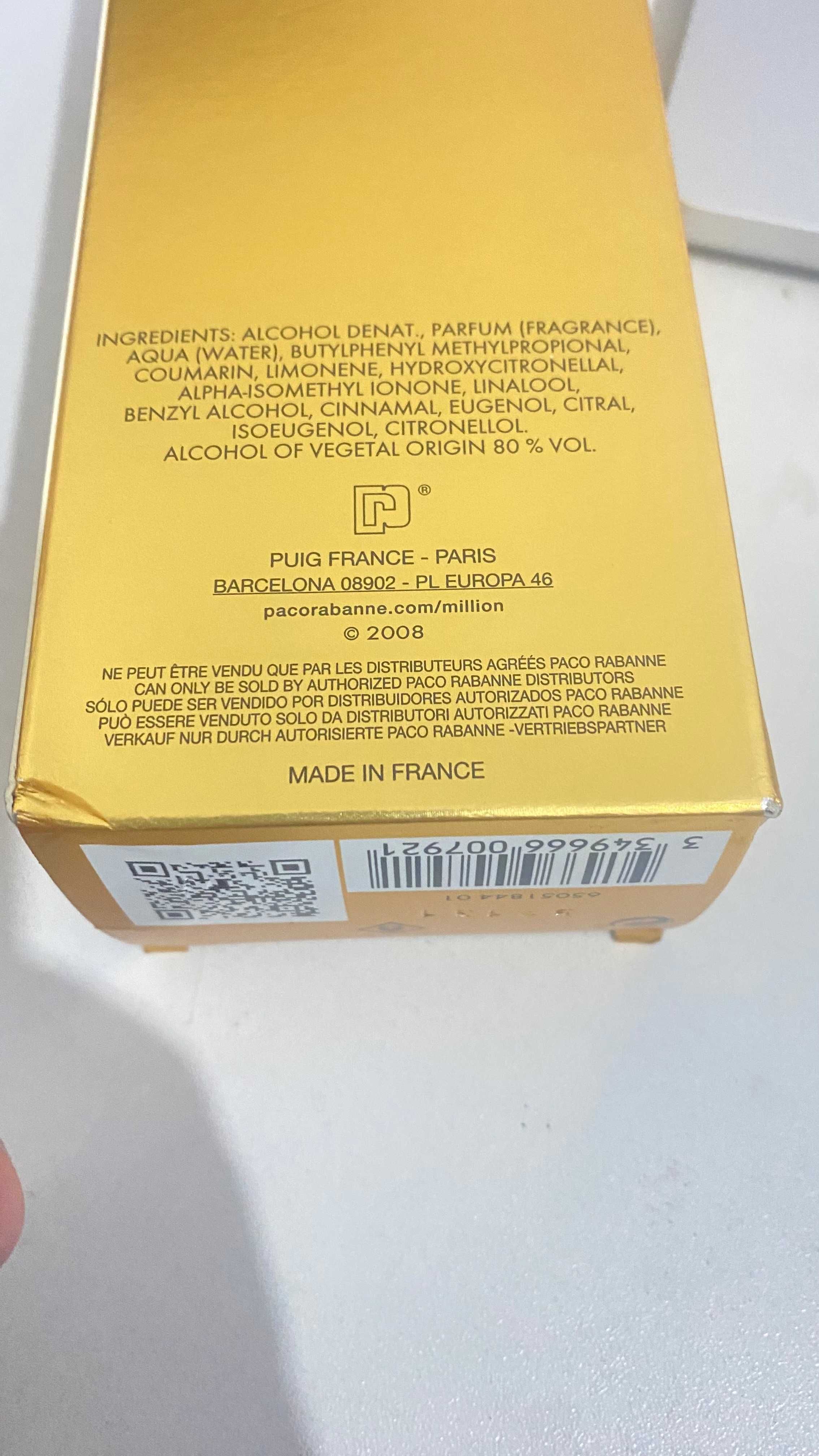 Paco Rabanne 1 Million Eau de Toilette pentru bărbați