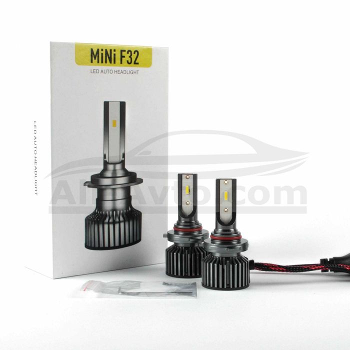 Лед крушки F32 MINI- НВ3 /9005 за фарове 12V - 2 бр.