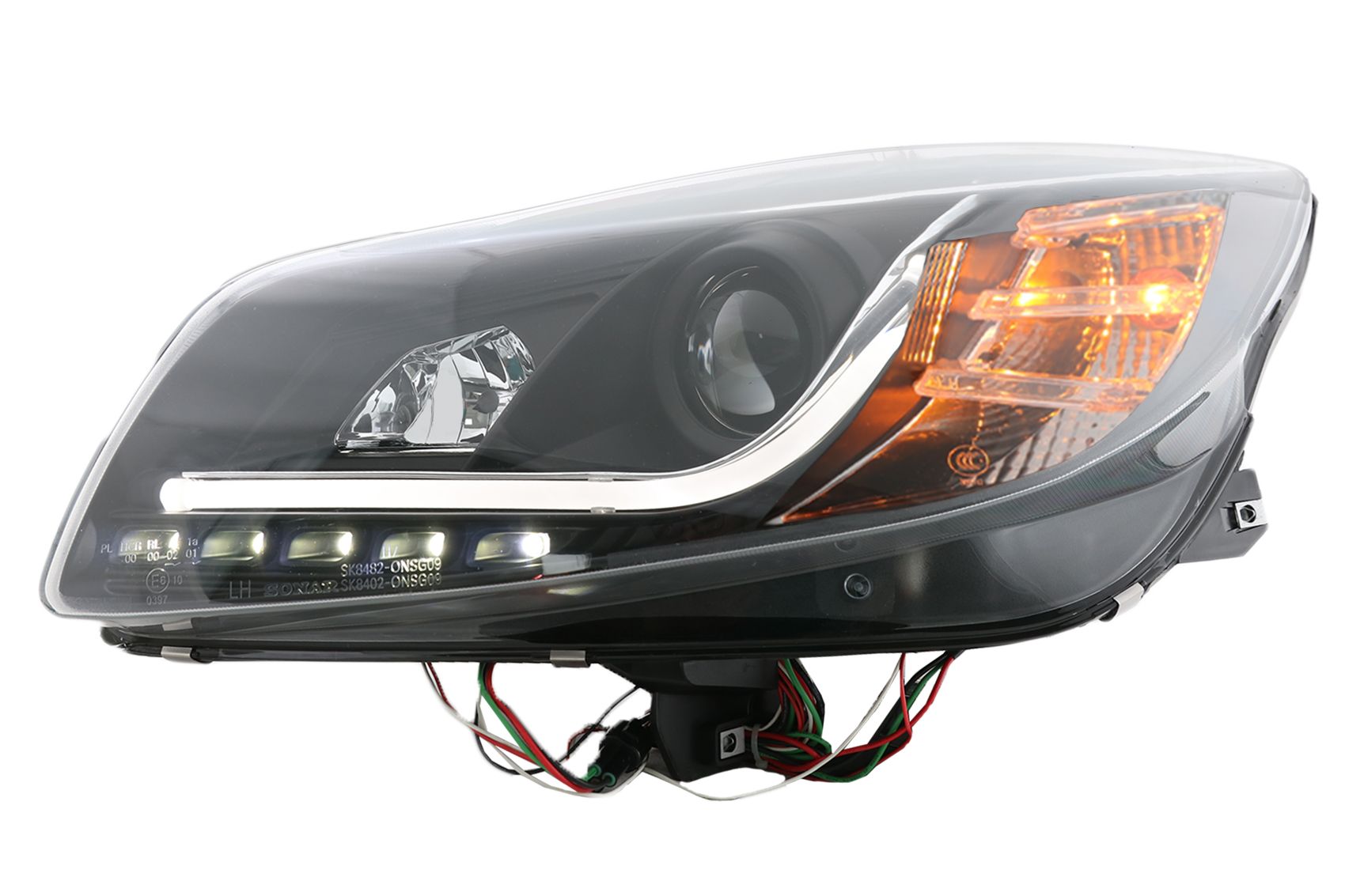 Faruri LED DRL Opel Insignia (2008-2012) Negru