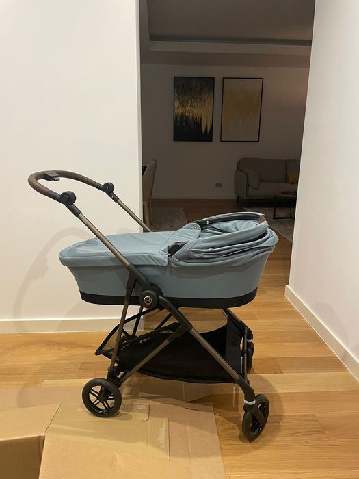 Landou pentru carucior Cybex Melio, ergonomic, Stormy Blue