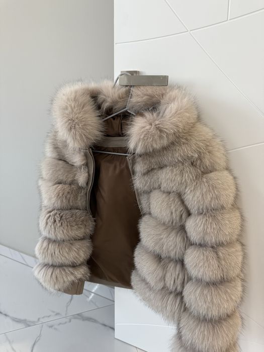 Палто естествен косъм