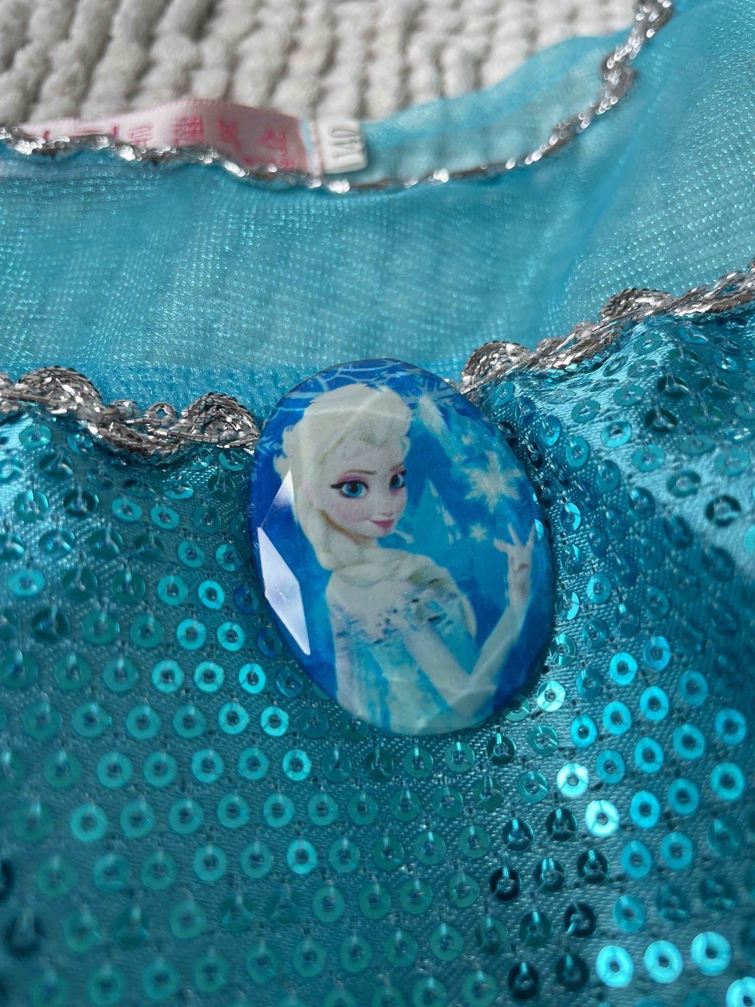 Rochie fetite printese Disney Frozen Elsa, marimi 100, 110, 120, 130,