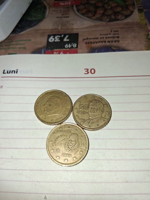 Monede de 50 euro cent