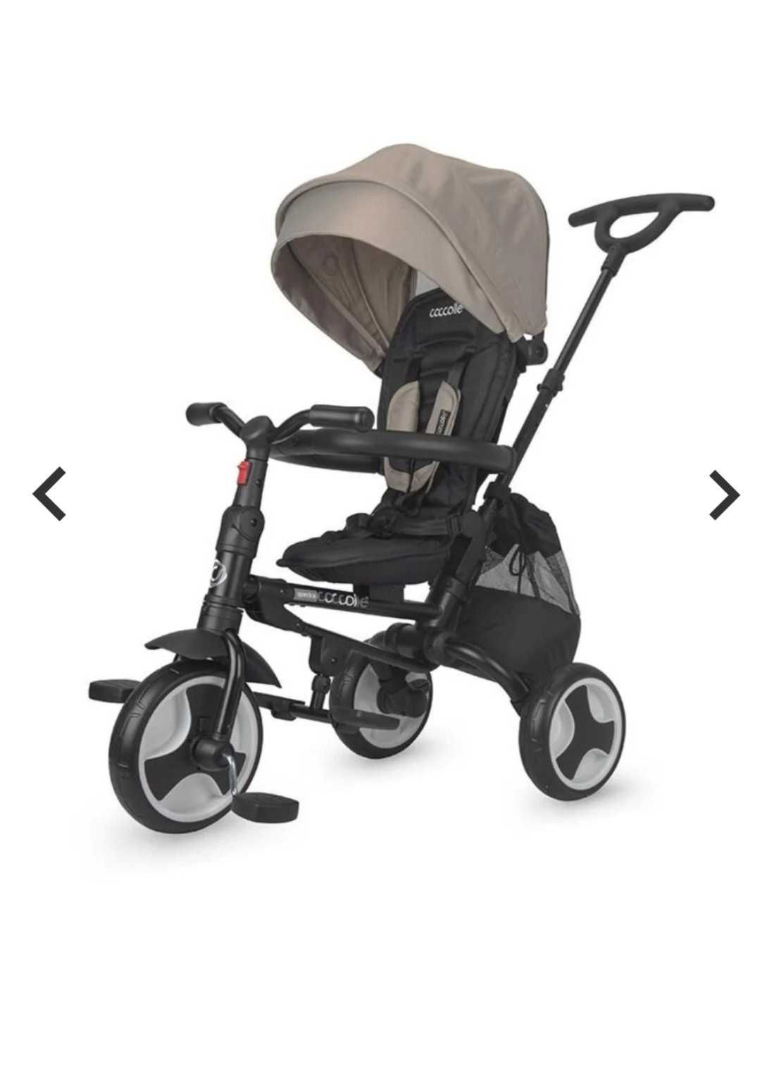 Tricicleta Coccole Spectra Plus, ultrapliabilă, gri