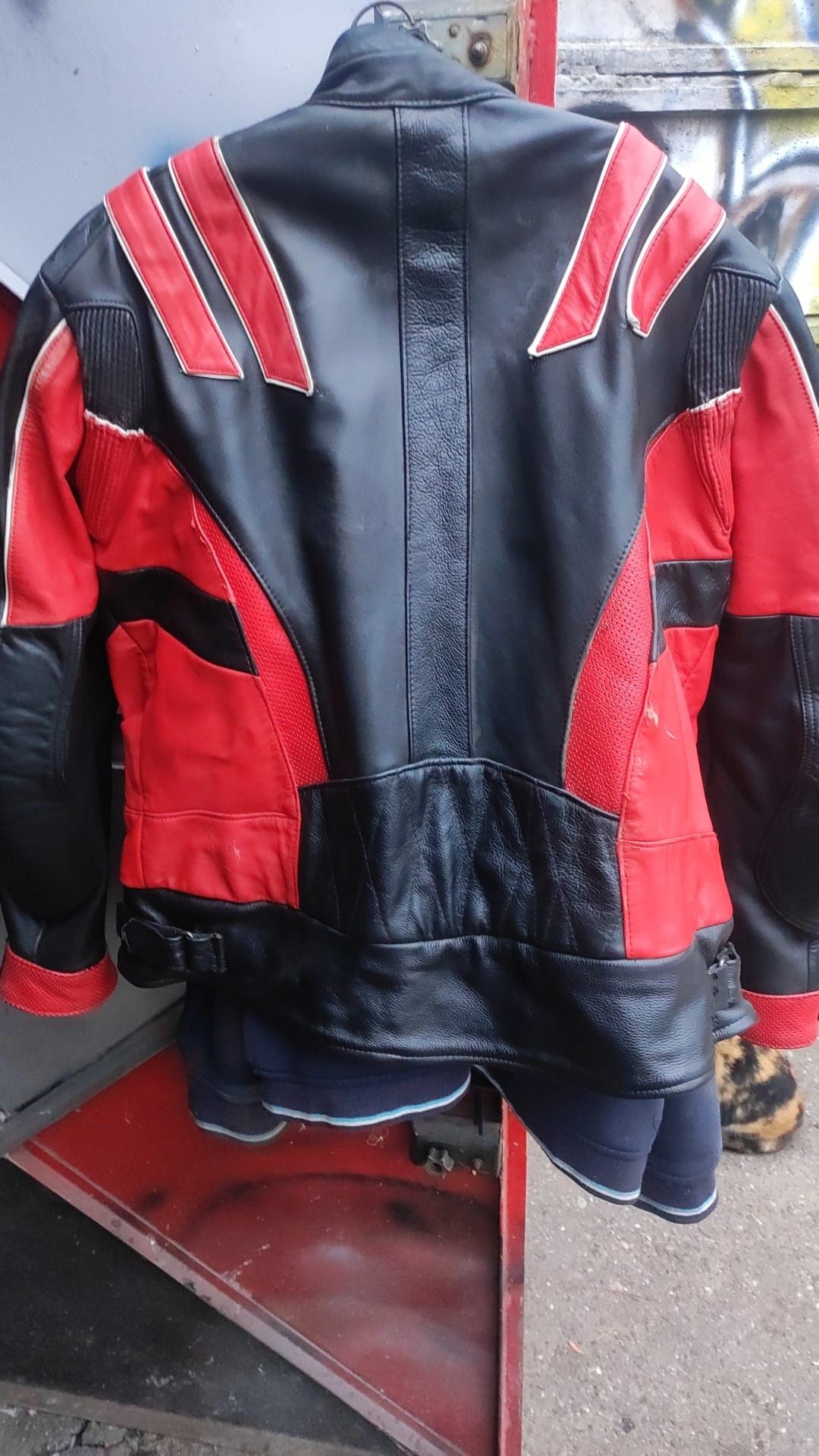 Costum moto piele
