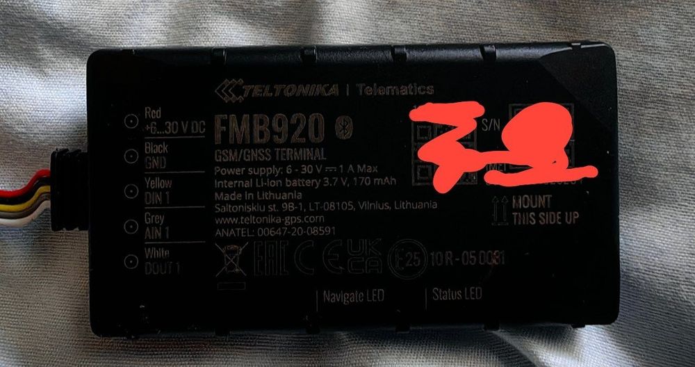 FMB 920 Teltonica GPS treker