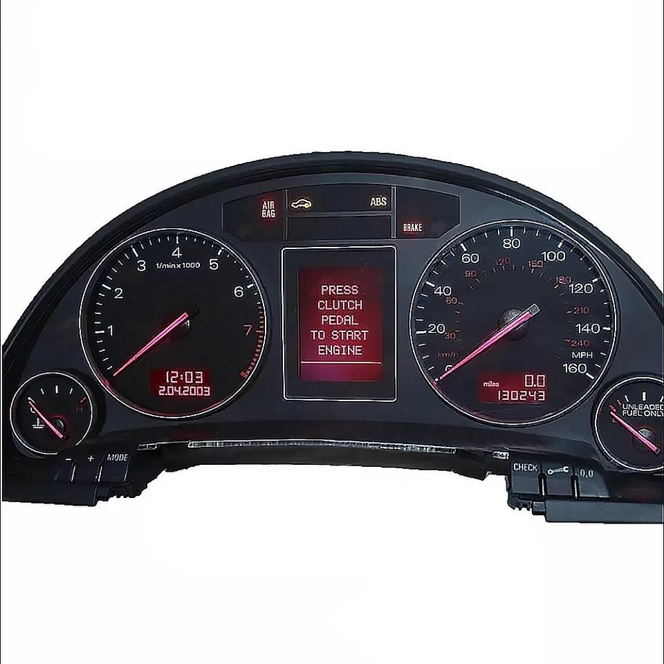 Display LCD afisaj ecran ceas de bord Audi A4 B6 B7 Seat Exeo