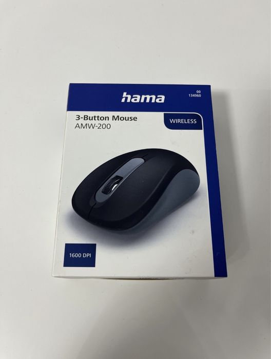 Mouse HAMA AMW-200 Optic Wireless Negru Nou Sigilat