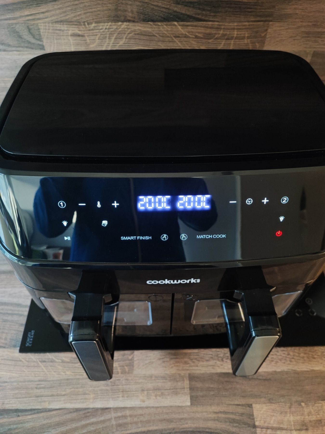 Нов двоен Ейр фрайър COOKWORKS 9л.