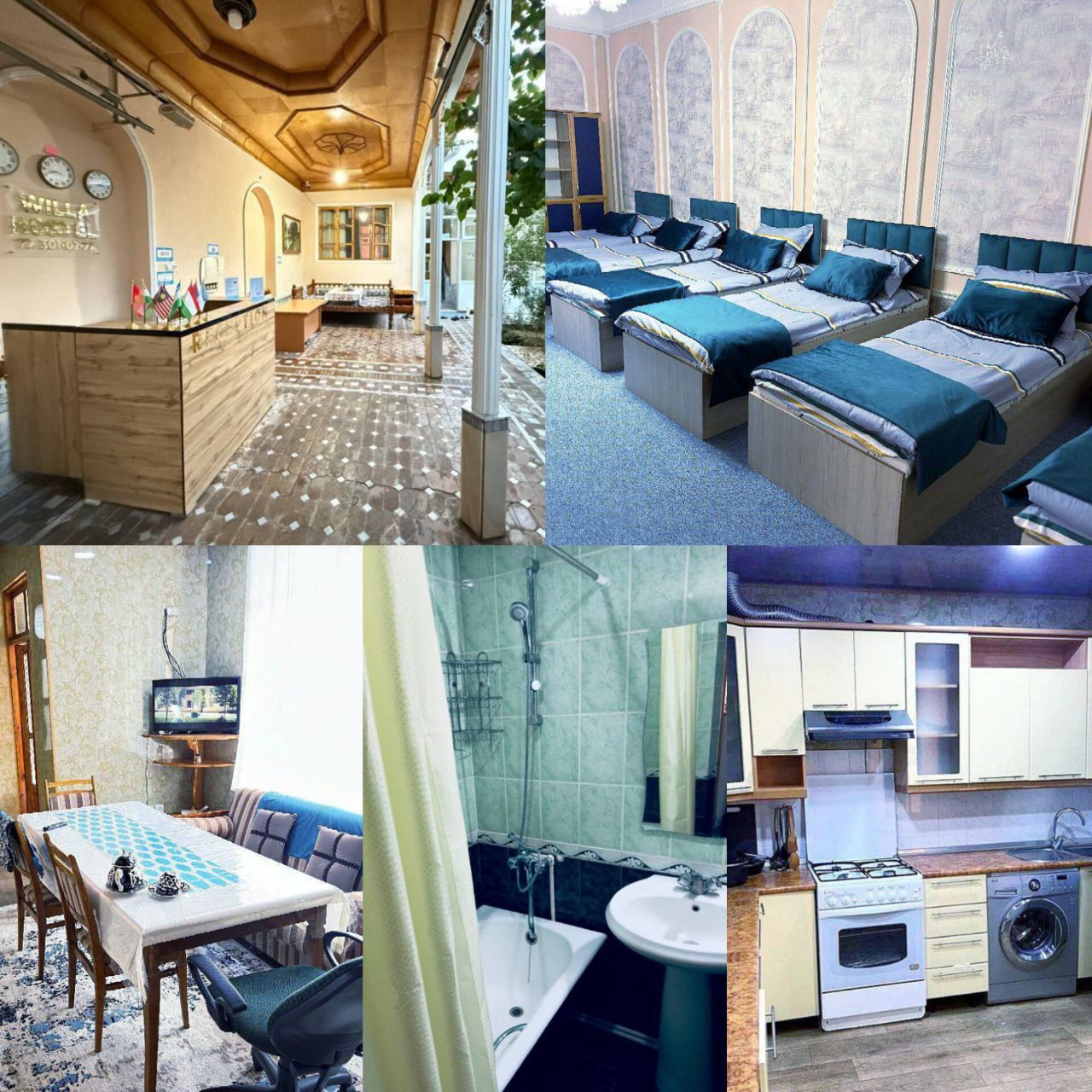 Hostel, hotel, kunlik kvartira, mehmonxona,