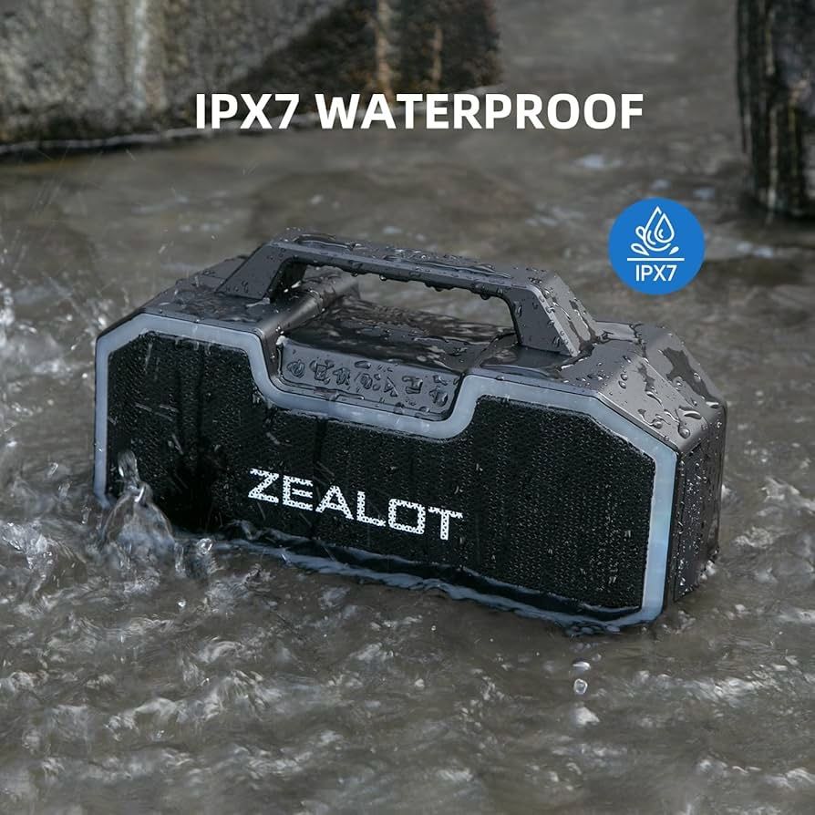 ZEALOT S57 Bluetooth тонколона, 80W преносима безжична IPX7
