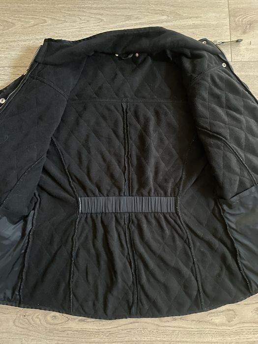 Черно вталено яке размер S