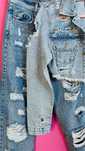 Compleu jeans/blug damă (geacă + pantalon) S L