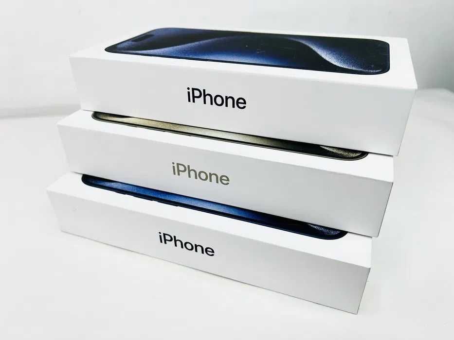 НОВ! iPhone 15 Pro Max 1TB Black / White / Blue Titanium Гаранция!