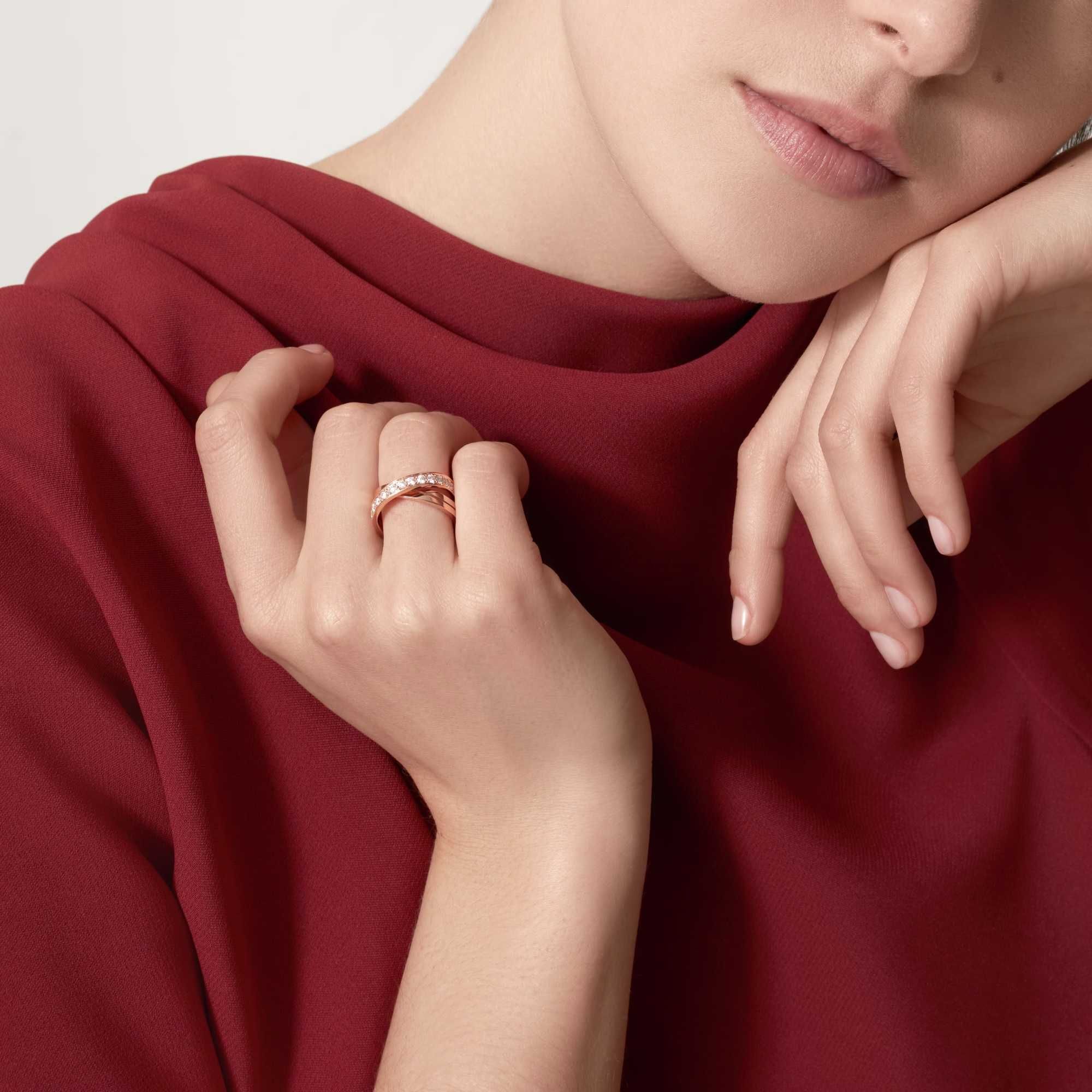 CARTIER Etincelle de Cartier Rose Gold Diamonds Дамски Пръстен