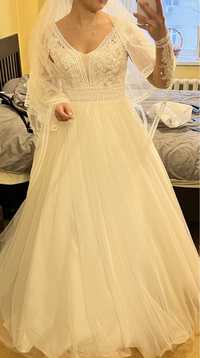Свадебное платье 20 000 тг