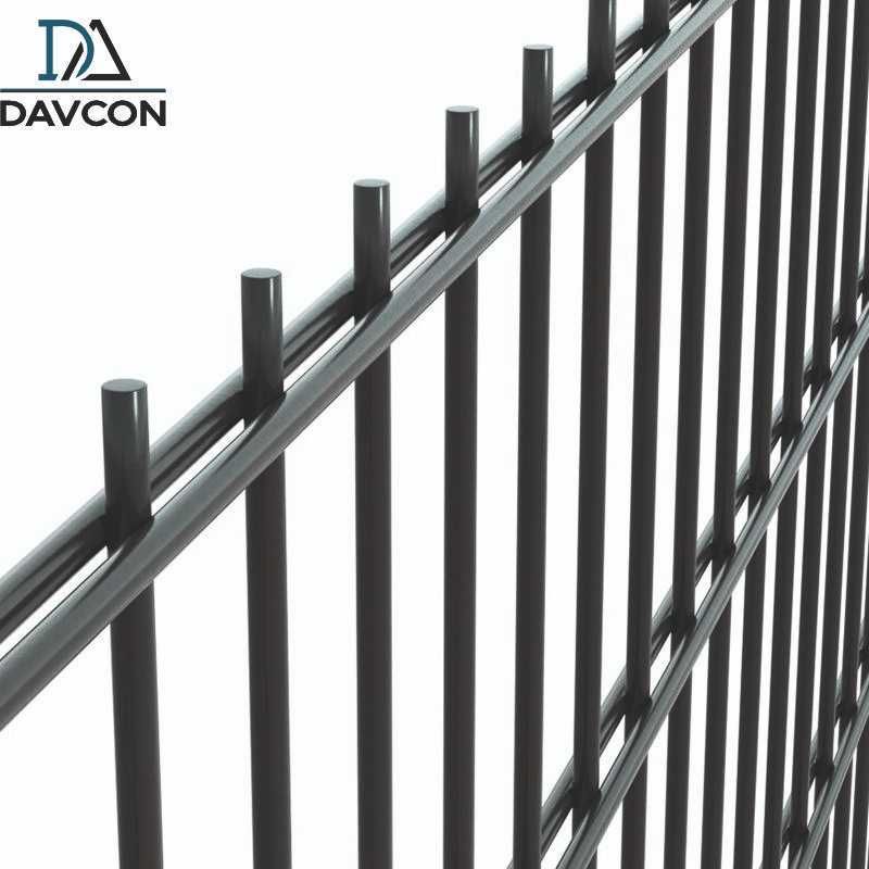 Plasa de gard panou 2D zincat fir dublu drept / Calitate superioara