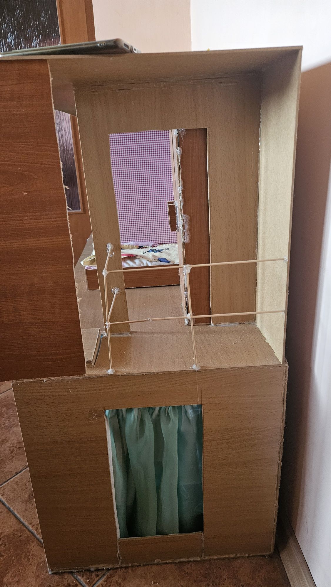 Къща за кукли Барби, ръчно изработена