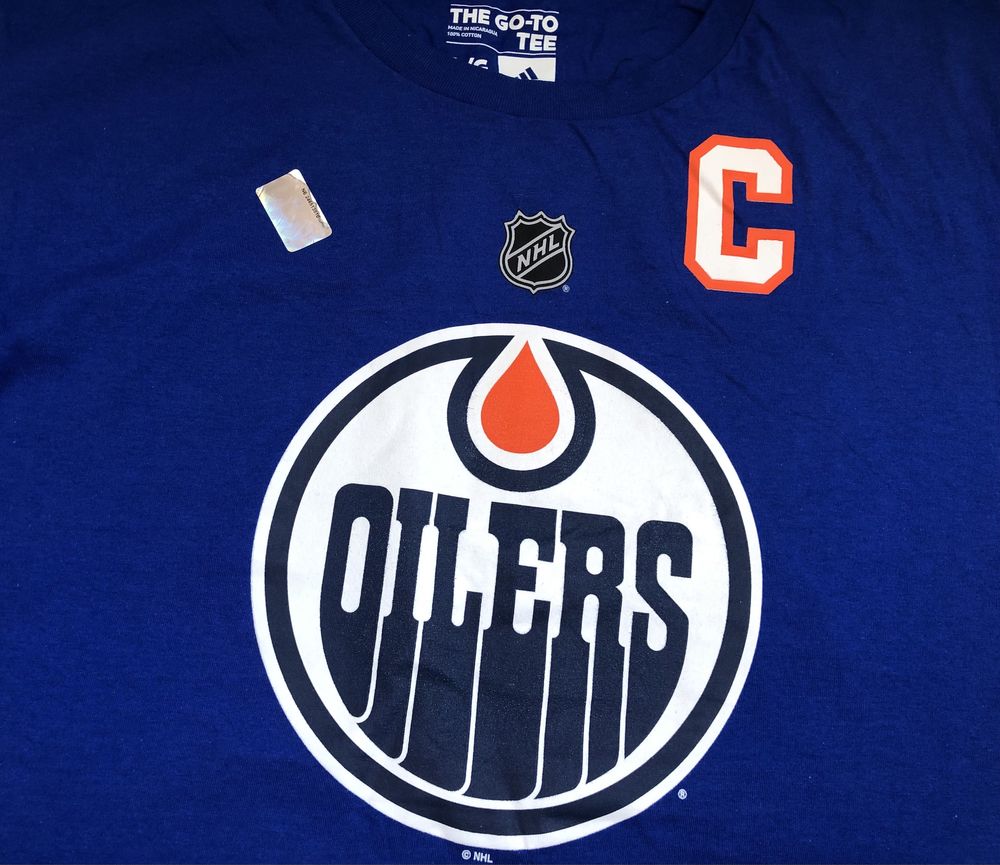 Adidas NHL Kucherov / McDavid ОРИГИНАЛНИ мъжки тениски - L-M