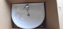 Lavoar Vidima Style 60cm si Picior Vidima  Style /SevaM alb