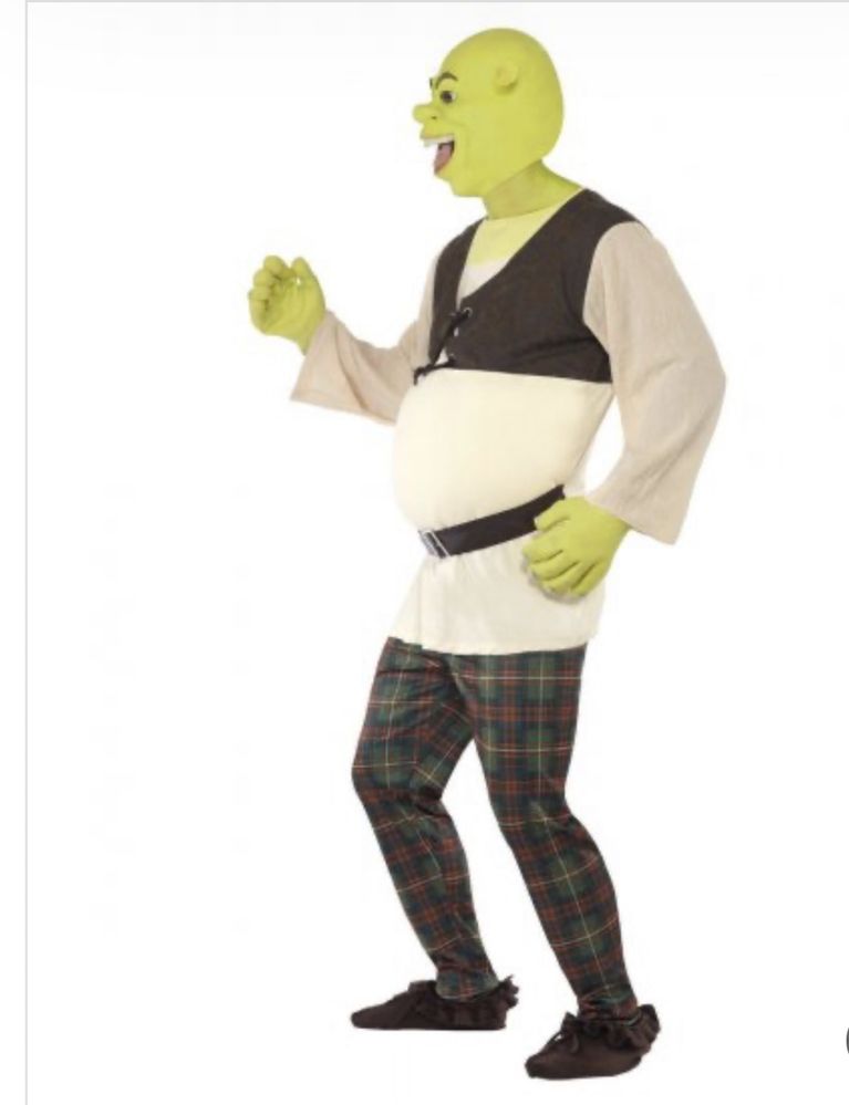 Costum carnaval Shrek adult M.  Smiffys