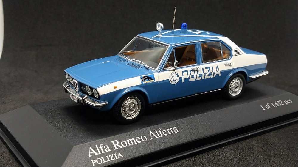 Macheta Alfa Romeo Alfetta Polizia Minichamps 1:43