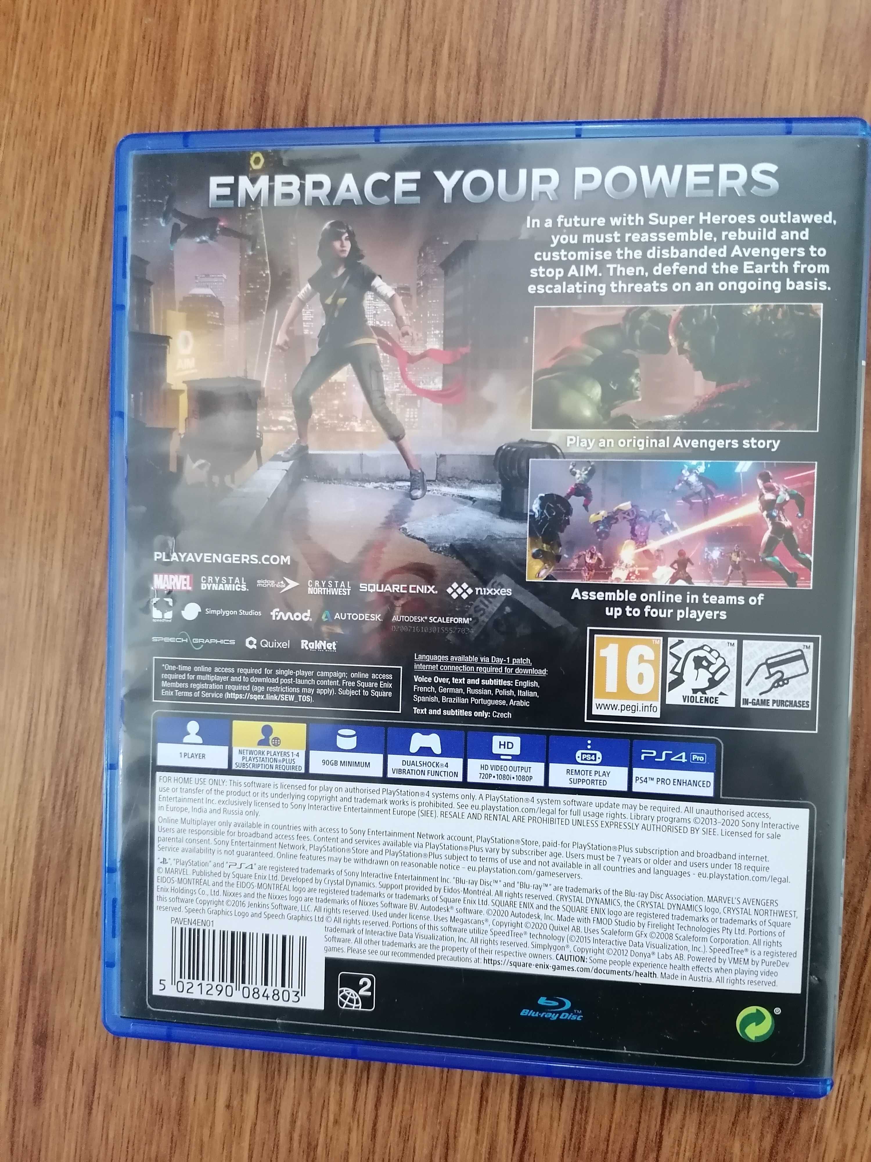 Ps4 игра Avengers