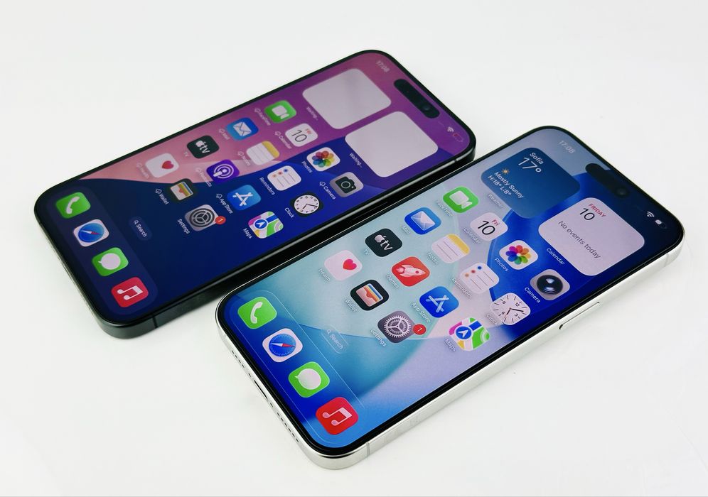 Apple iPhone 15 Pro Max 256GB Black / White Перфектен! Гаранция!