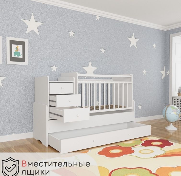 Детский кровать трансформер TOMIX FREDDO
