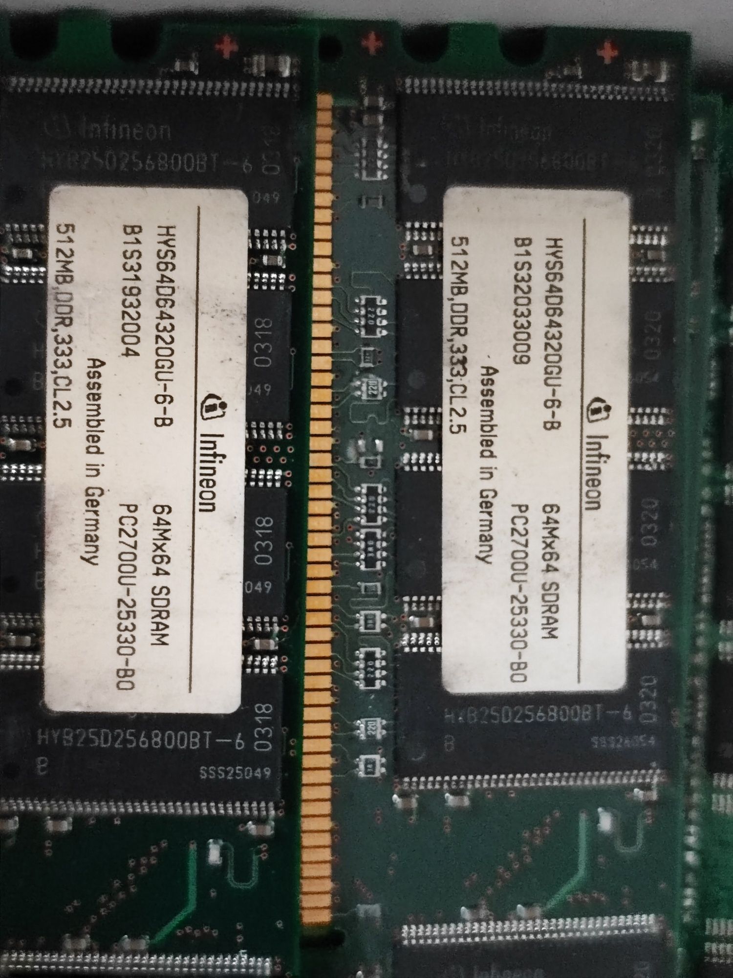 Memorii 512mb DDR1 Kingston infineon