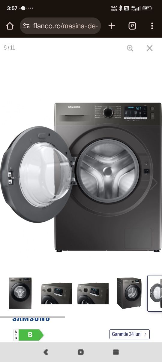 Masina de spalat rufe Samsung WW70TA046AX/LE