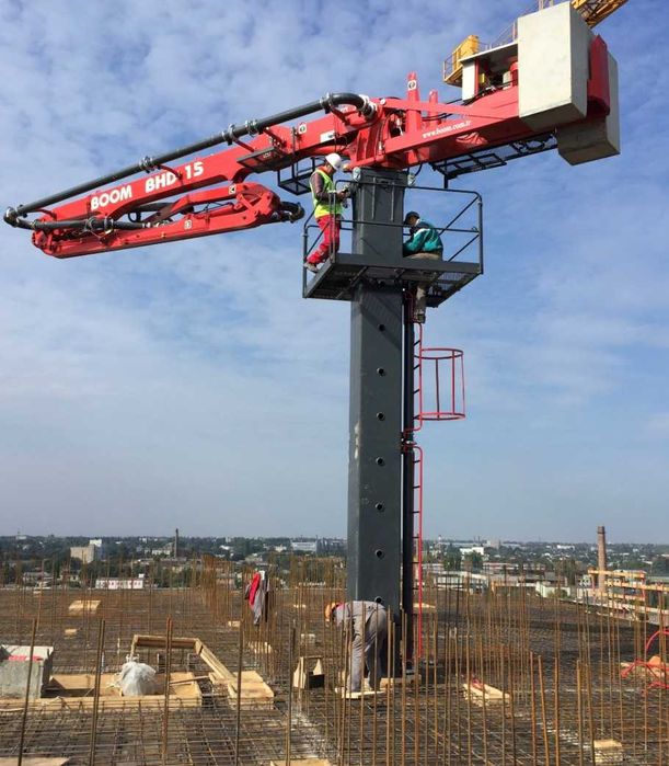 Стрела бетонораспределительная гидравлическая мачтовая