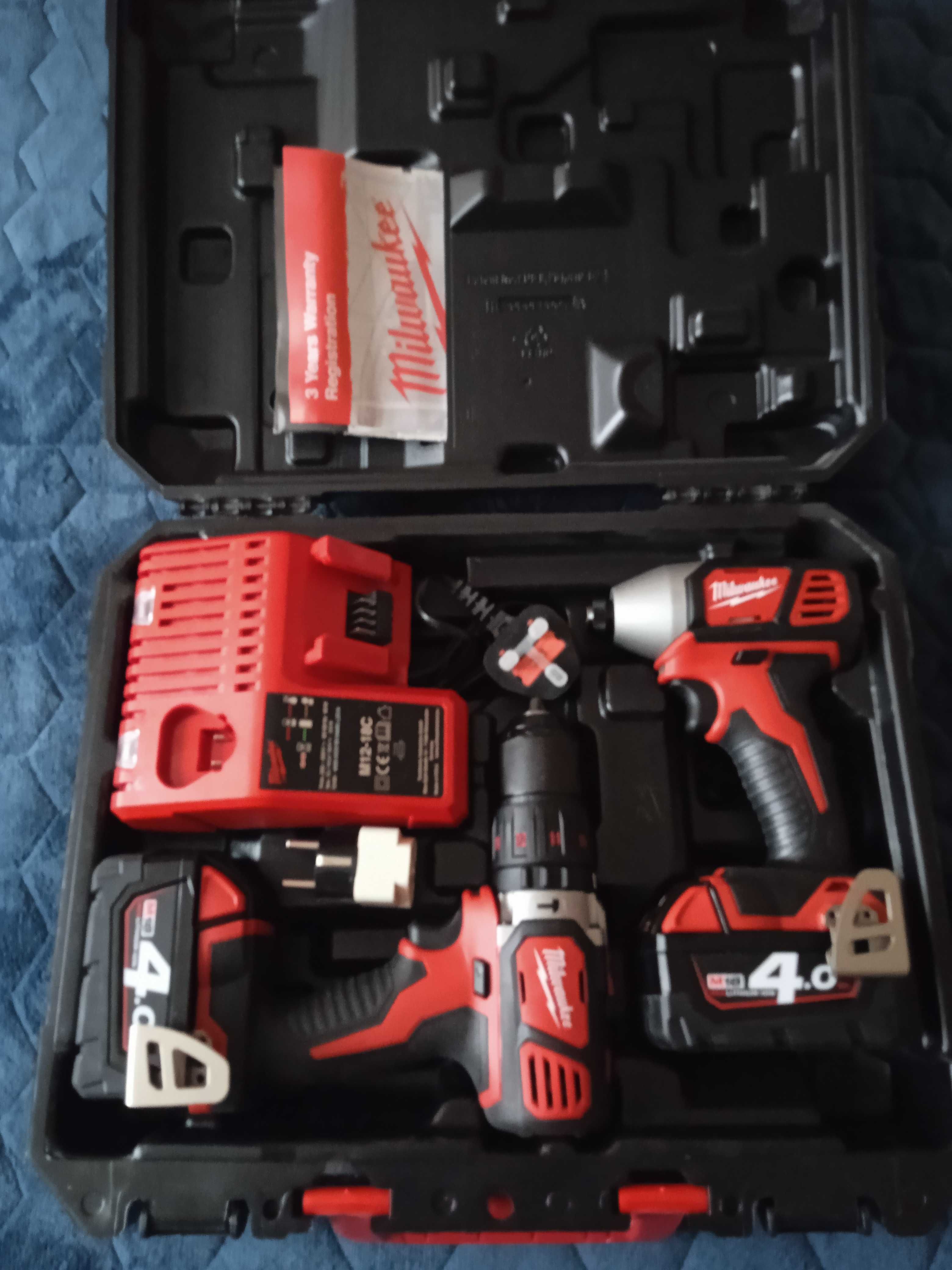 Продавам нов комплект Milwaukee M18 BPP2Q-402C