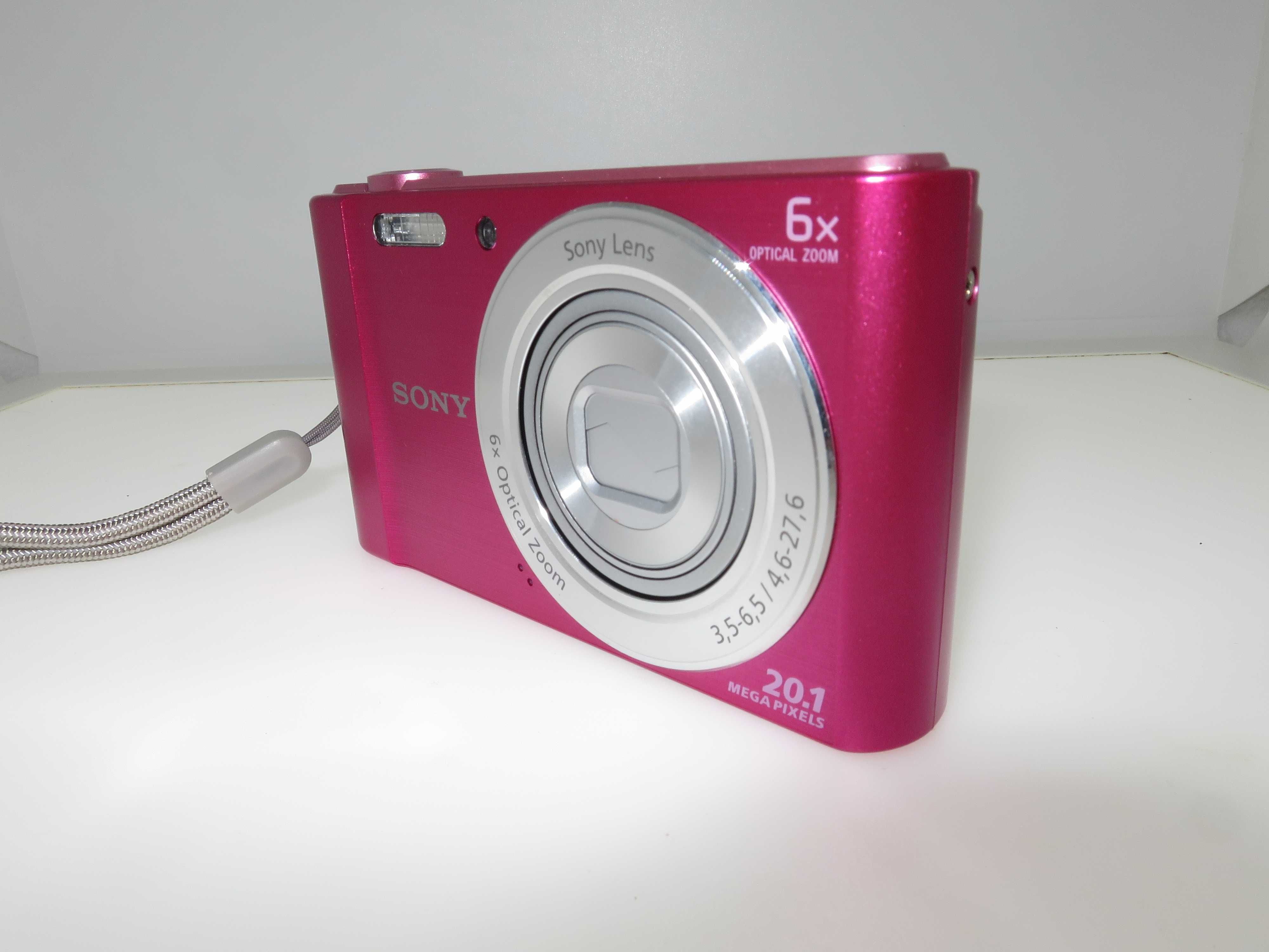 Компактен фотоапарат Sony Cyber-shot DSC-W810 Розов като Нов - Отличен