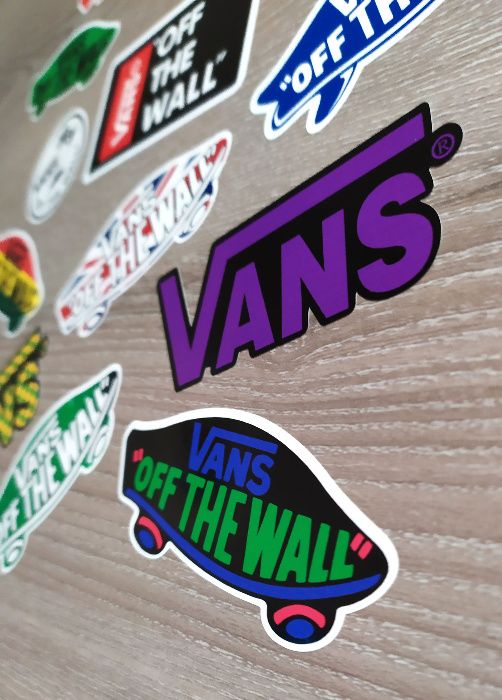 Стикери VANS ВАНС нови! лист А4 - 14 бр общо Sticker