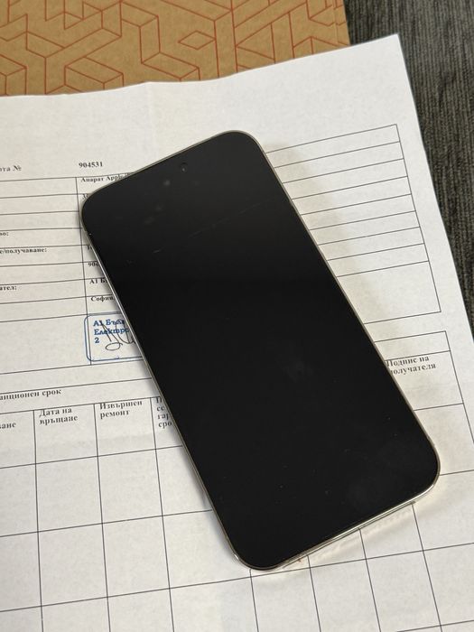 КАТО НОВ 256GB iPhone 14 PRO Max A1 Гаранция 2025 г. Gold
