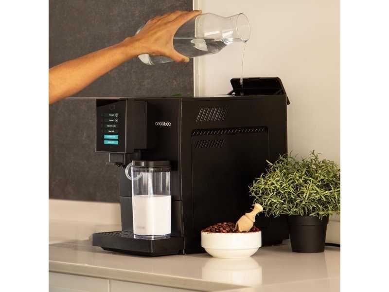 Кафеавтомат Cecotec Cremmaet Compactccino 2, 19 bar, Черен