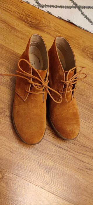Clarks Athie Terra Botine cu platforma wedge 38