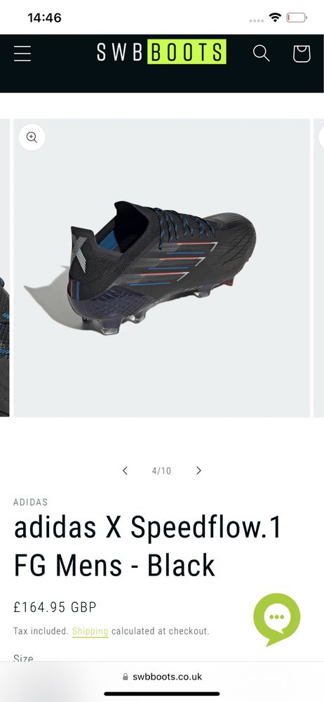 Ghete fotbal adidas X Speedflow.1 FG copii acc profesionale