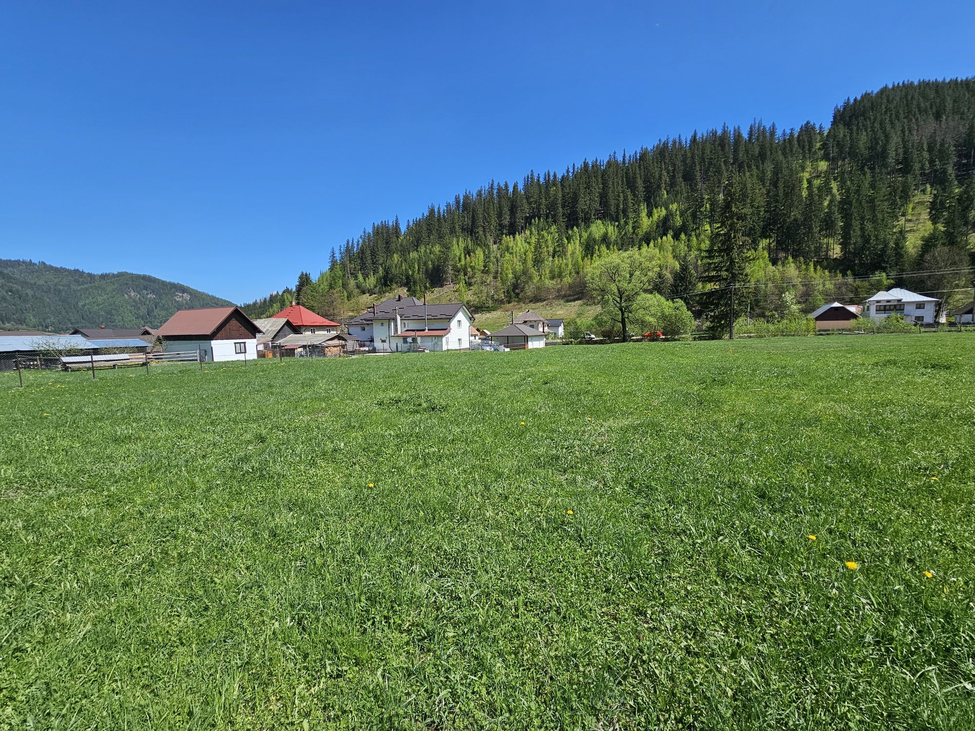 Teren de vanzare in Bucovina zona Pojorata pe Transrarau