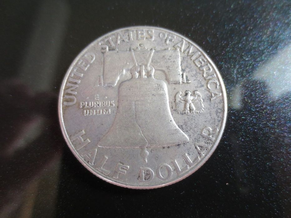 Dollar USA din argint Half Dollar anul 1963