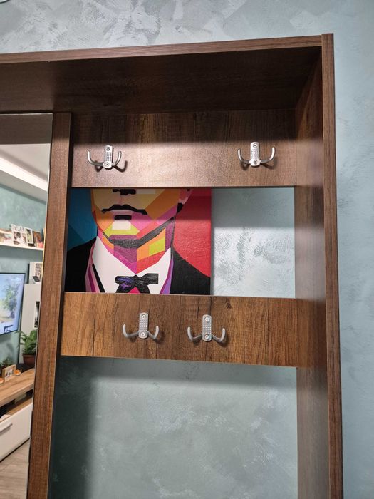 Портманто 189/95.5 , с цвят Тъмен орех