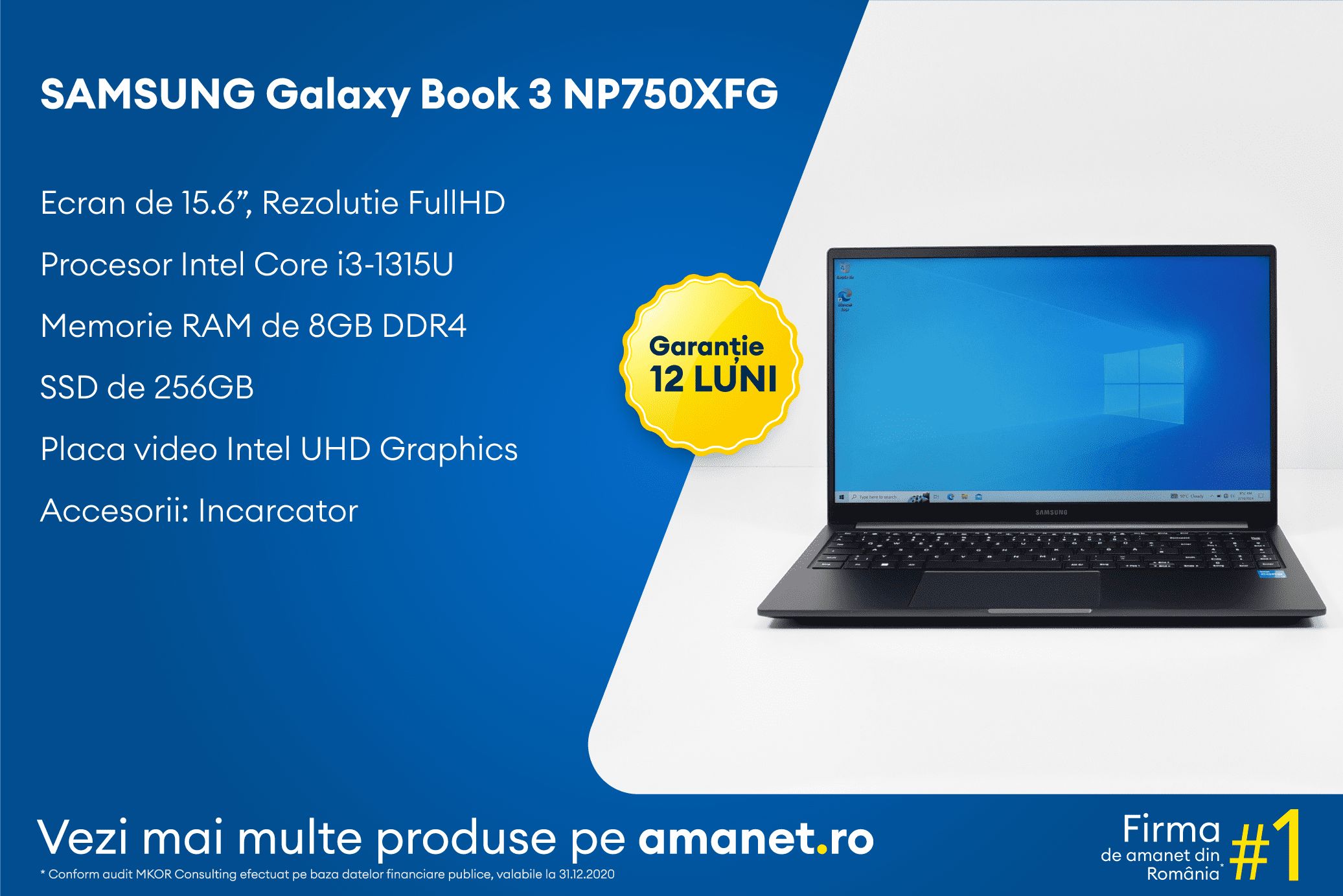 Laptop Samsung Galaxy Book 3 (NP750XFG) - BSG Amanet & Exchange