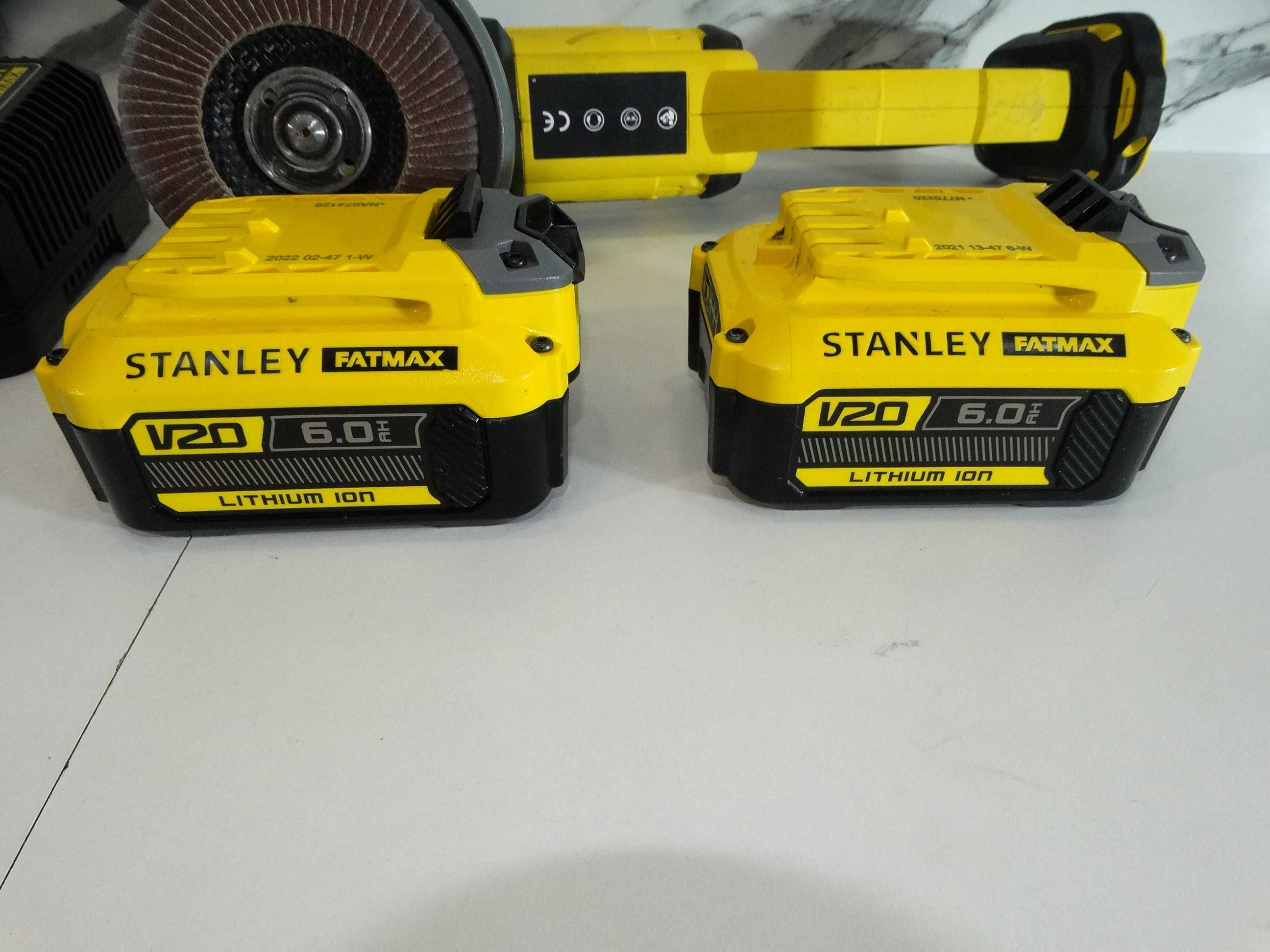 Stanley Fatmax SFMCG 400 / 2 x 6.0 Ah - Ъглошлайф