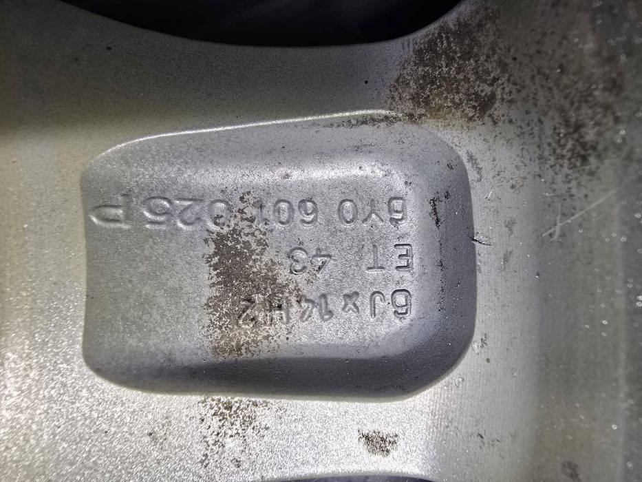 Jante Al R14 VW Polo, Skoda Fabia, Seat Ibiza.