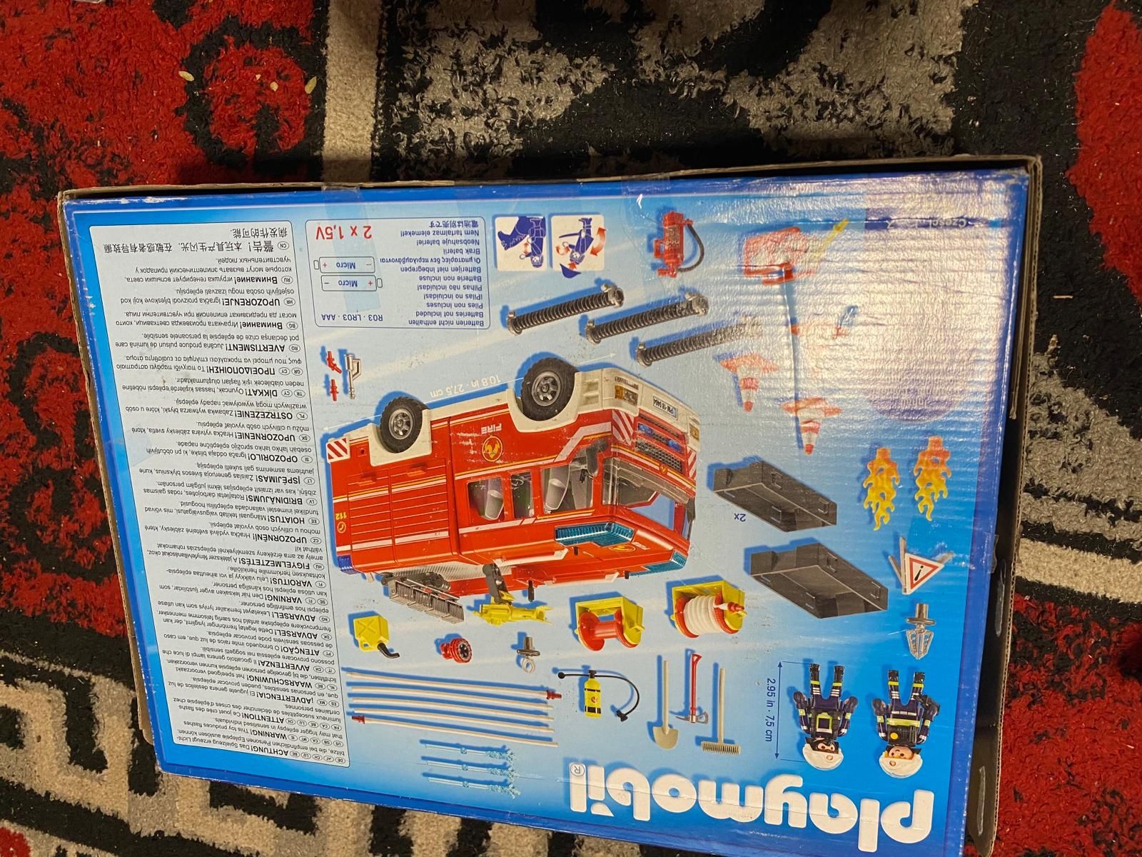 Playmobil city mașina de pompieri noua