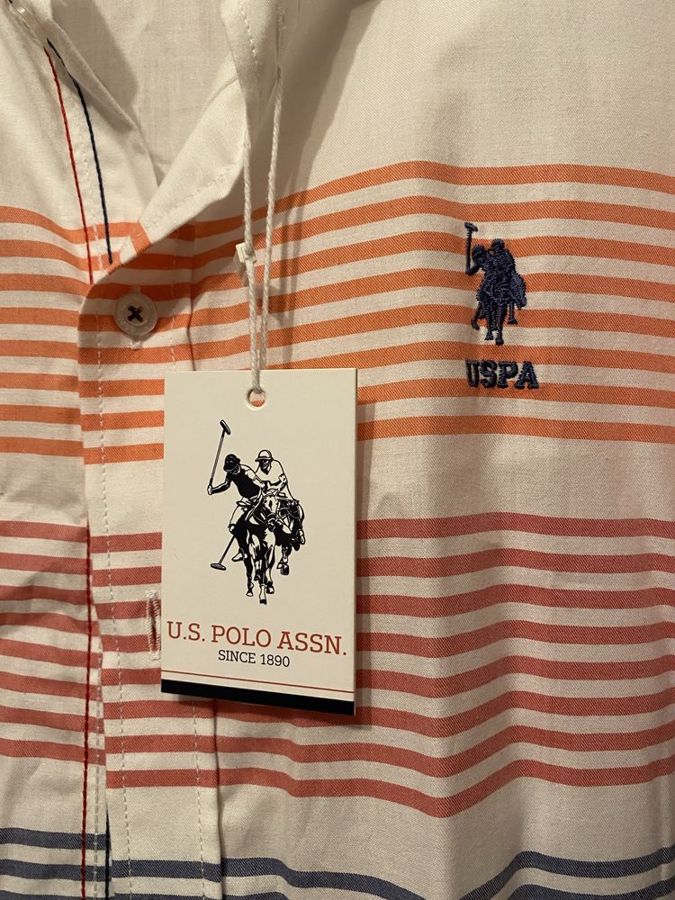 Cămașă US Polo Assn, cu etichetă, mărimea 5XL