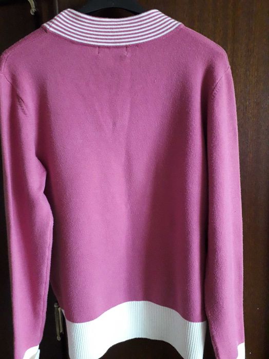 Дамска лилава блуза - памук 65 % и 15 % еластан