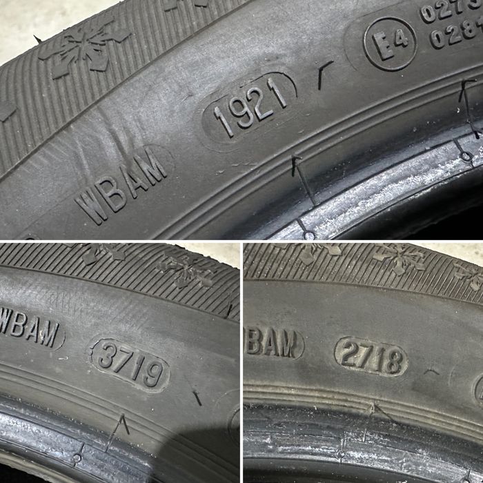 2бр. Отлични Зимни Гуми 215/55R/17 XL -GENERAL- DOT:3719- 5,8мм.