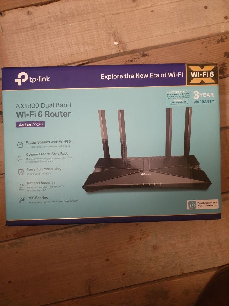 Router Wireless Wi-Fi 6 TP-Link Archer AX20